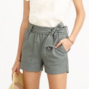 J.Crew Drapey Belted Pull-on Shorts